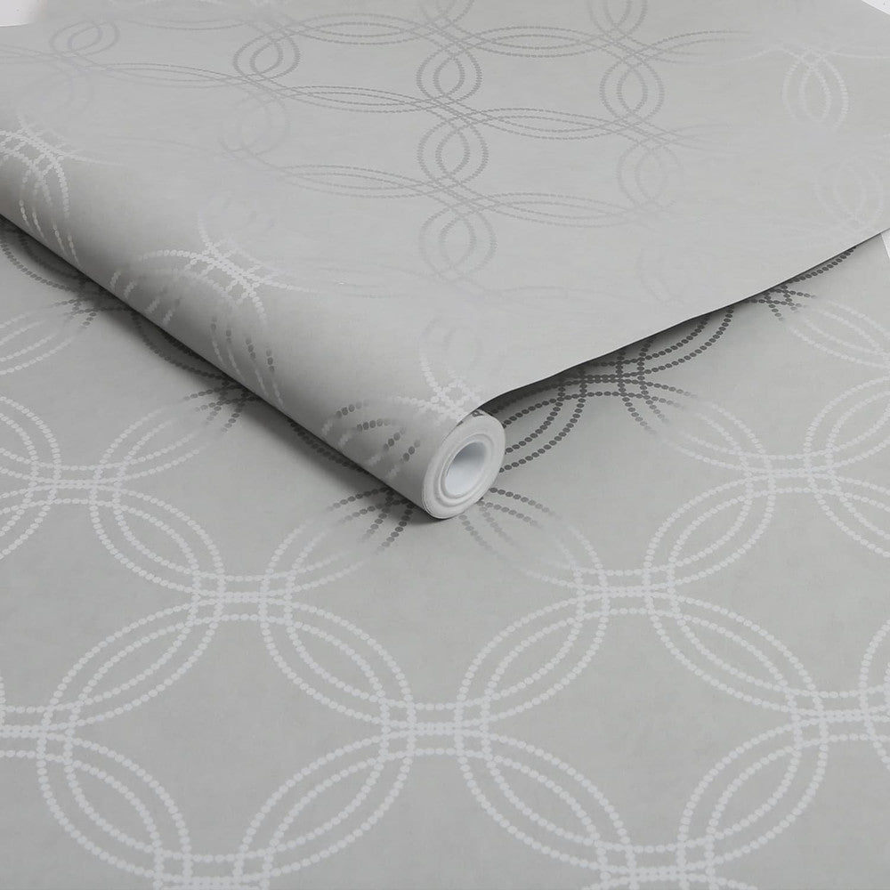 120140 - Serpentine Wallpaper - Grey - Superfresco Easy