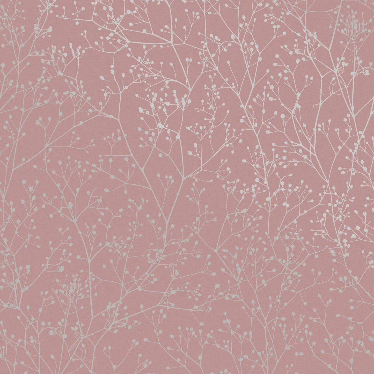 120373 - Gypsophila Wallpaper - Shell & Rose Gold - Clarissa Hulse