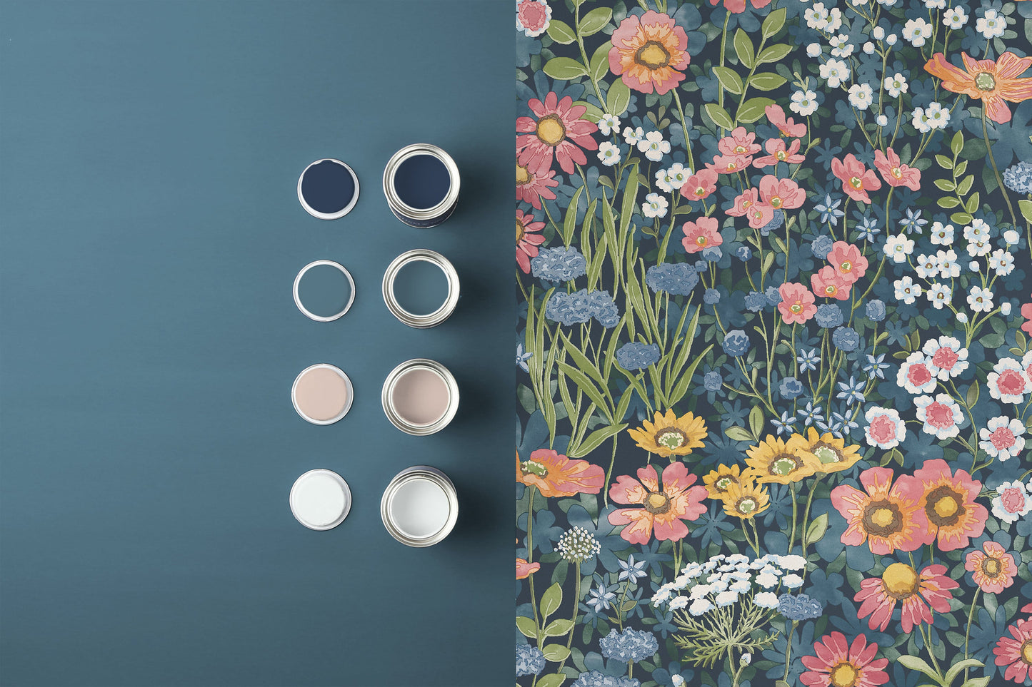 120629 - Wallflower Wallpaper - Dusk - Graham & Brown