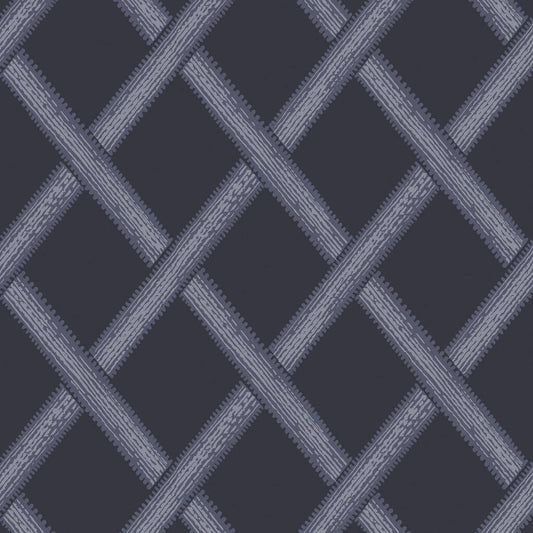 120632 - Greenskeeper Geo Wallpaper - Navy - Graham & Brown