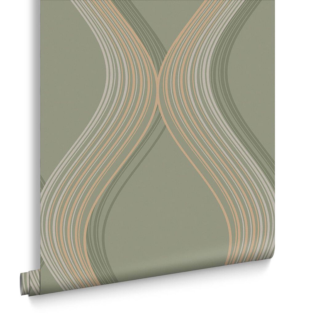 120643 - Euphoria Wallpaper - Sage - Graham & Brown