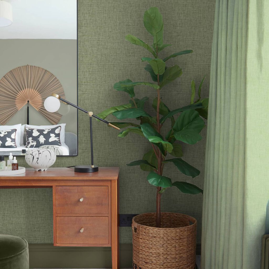 120665 - Sanctuary Wallpaper - Sage - Graham & Brown