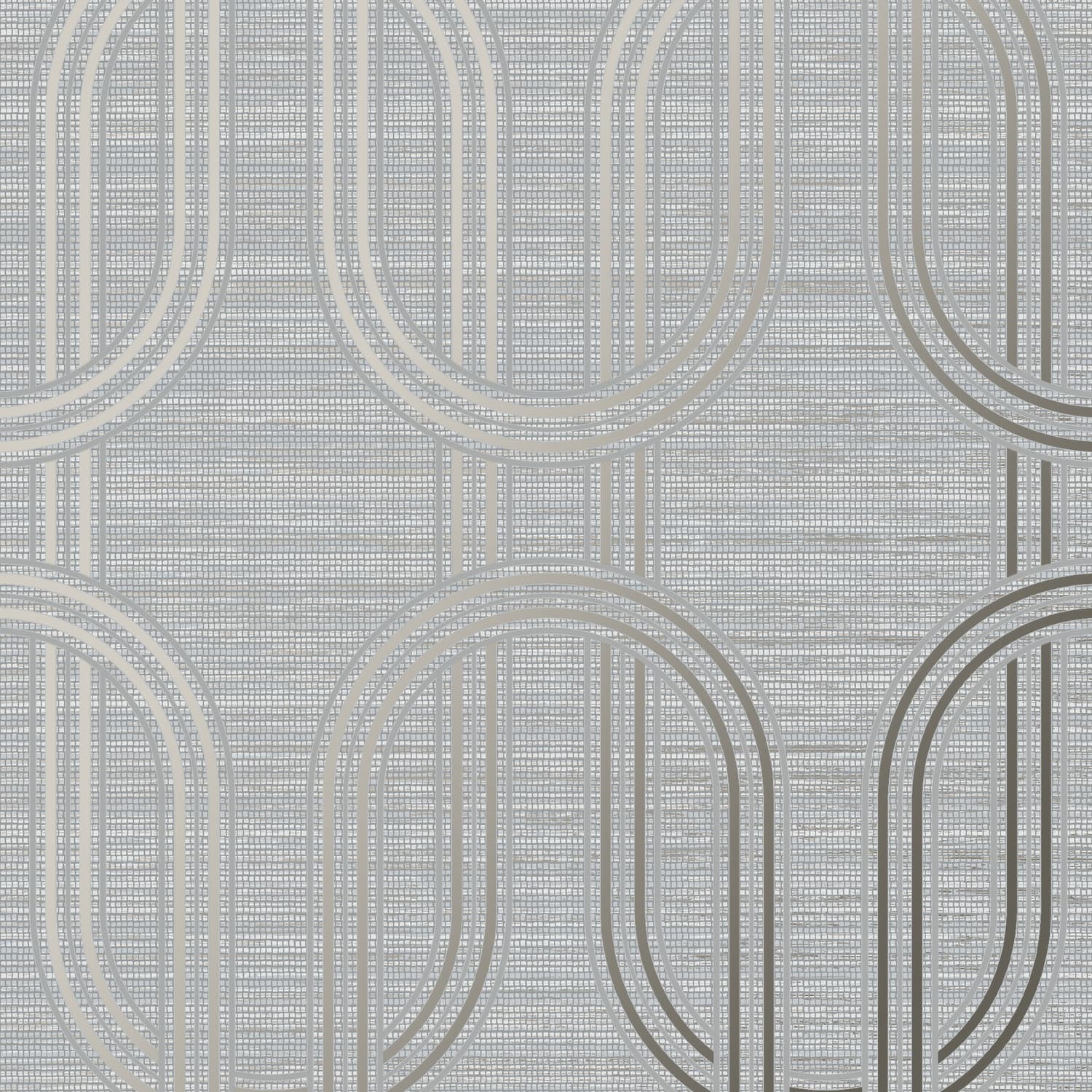 120857 - Indulgent Geo Wallpaper - Moonstone - Boutique Luxury