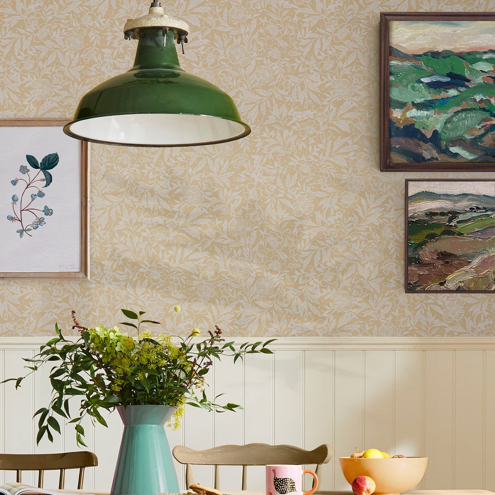120889 - Twilight Ditsy Wallpaper - Cream - Joules