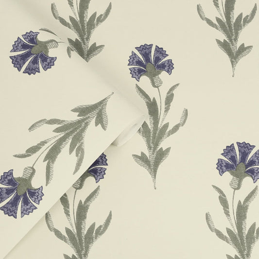 121068 - Dandelion Dusky Wallpaper - Seaspray Blue - Laura Ashley