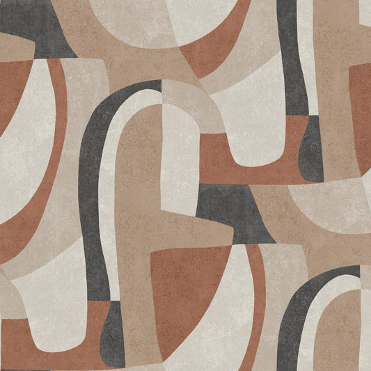 121181 - Circumflex Wallpaper - Brown - Next