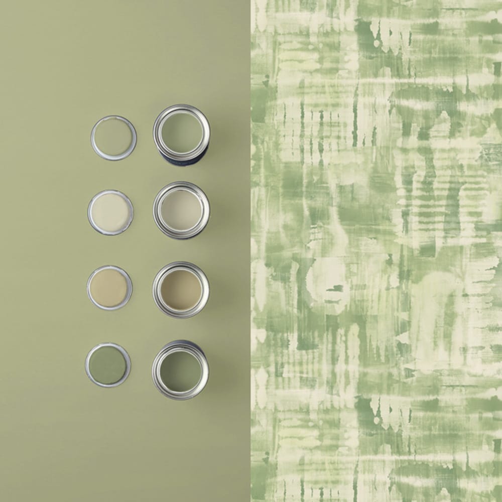 121435 - Reecho Wallpaper - Green - Graham & Brown