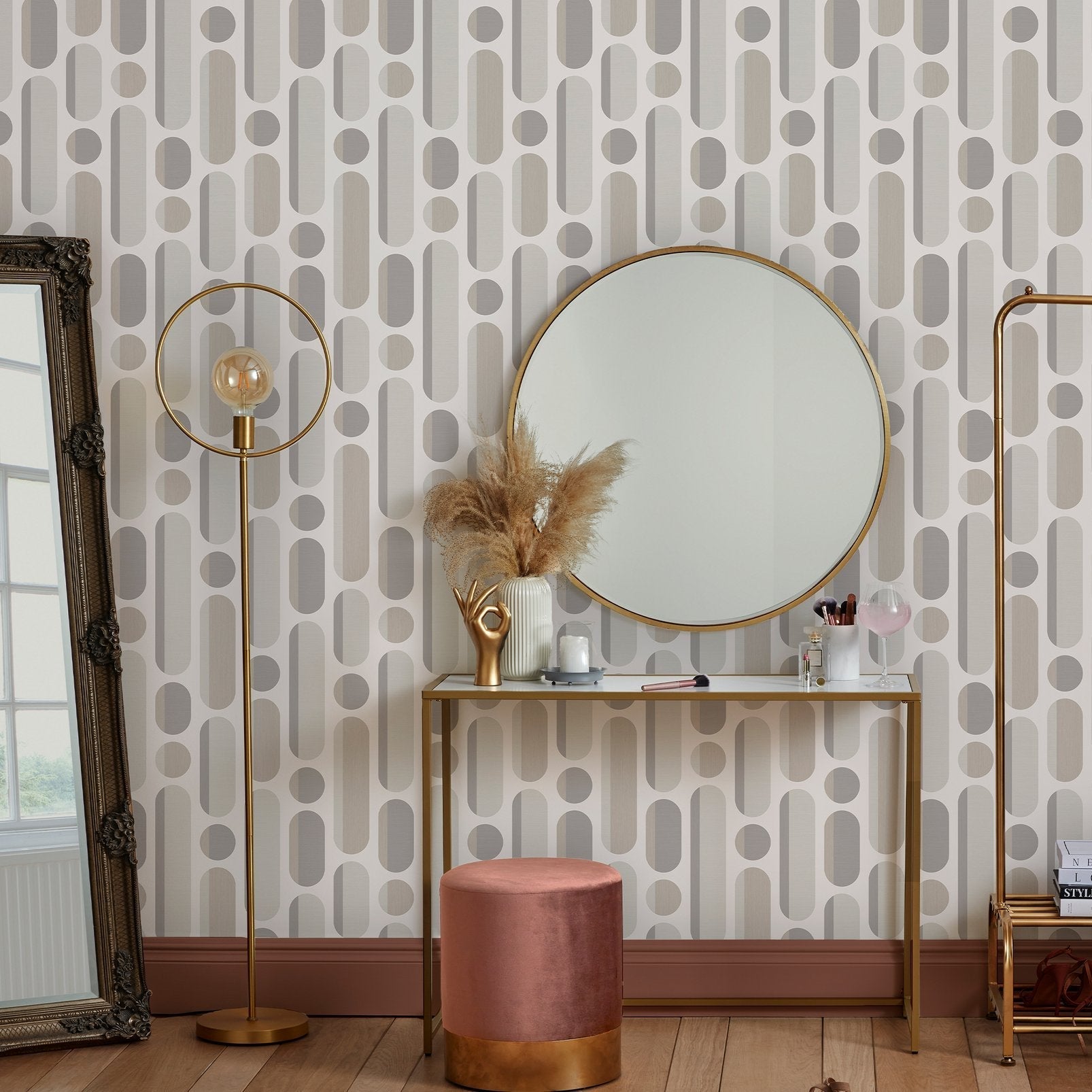 122355 - Morse Wallpaper - Neutrals - Envy