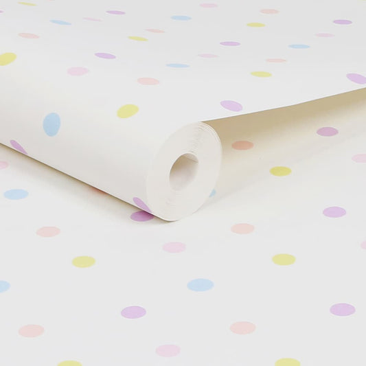 122394 - Bee Spot Wallpaper - Pastel - Next