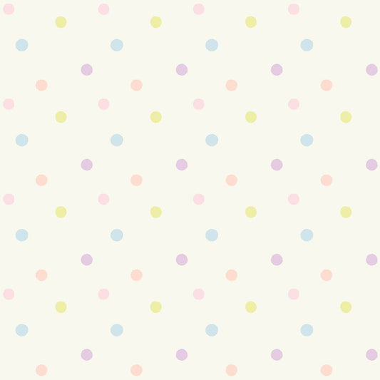 122394 - Bee Spot Wallpaper - Pastel - Next