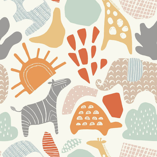 122401 - Graphic Jungle Wallpaper - Multi - Next