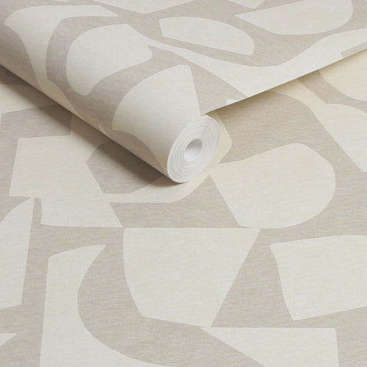 122881 - Soft Minimal Geo Wallpaper - Neutral - Next