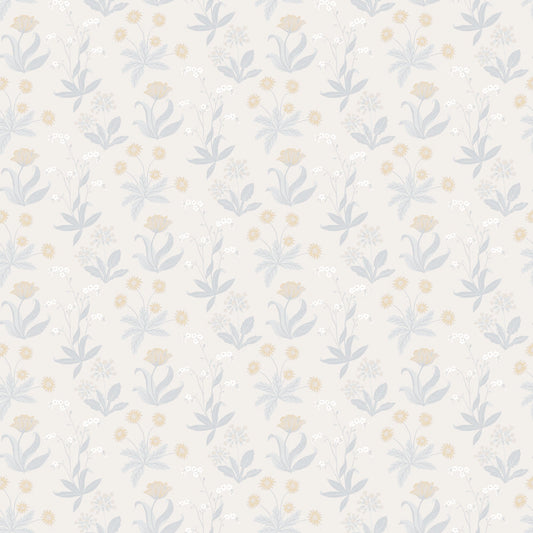 12310 - Fleur Wallpaper - Beige / Cream - Midbec