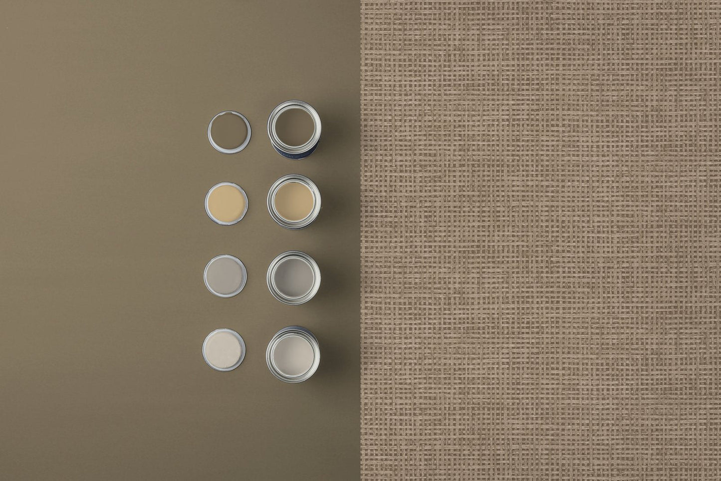 124094 - Rustic Weft Wallpaper - Toast - Graham & Brown