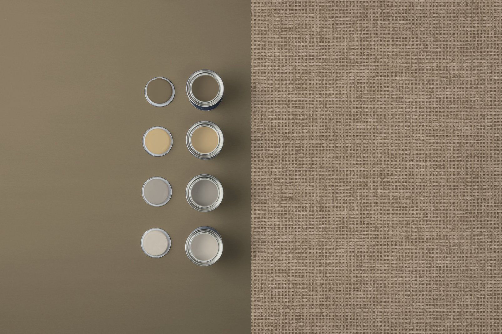 124094 - Rustic Weft Wallpaper - Toast - Graham & Brown