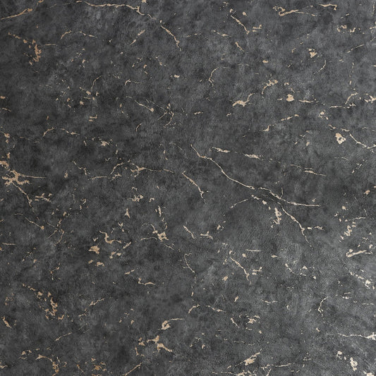 125063 - Gilded Plaster Wallpaper - Black & Gold - Superfresco Easy