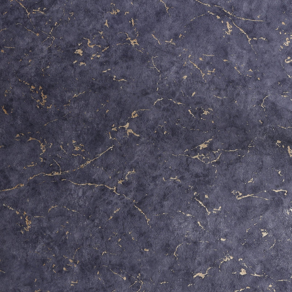 125067 - Gilded Plaster Wallpaper - Navy & Copper - Superfresco Easy