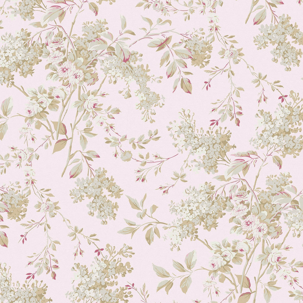 125124 - Chelsea Wallpaper - Pink - Shabby Chic