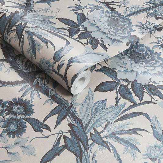 127909 - Perrow Wallpaper - Ink - Graham & Brown