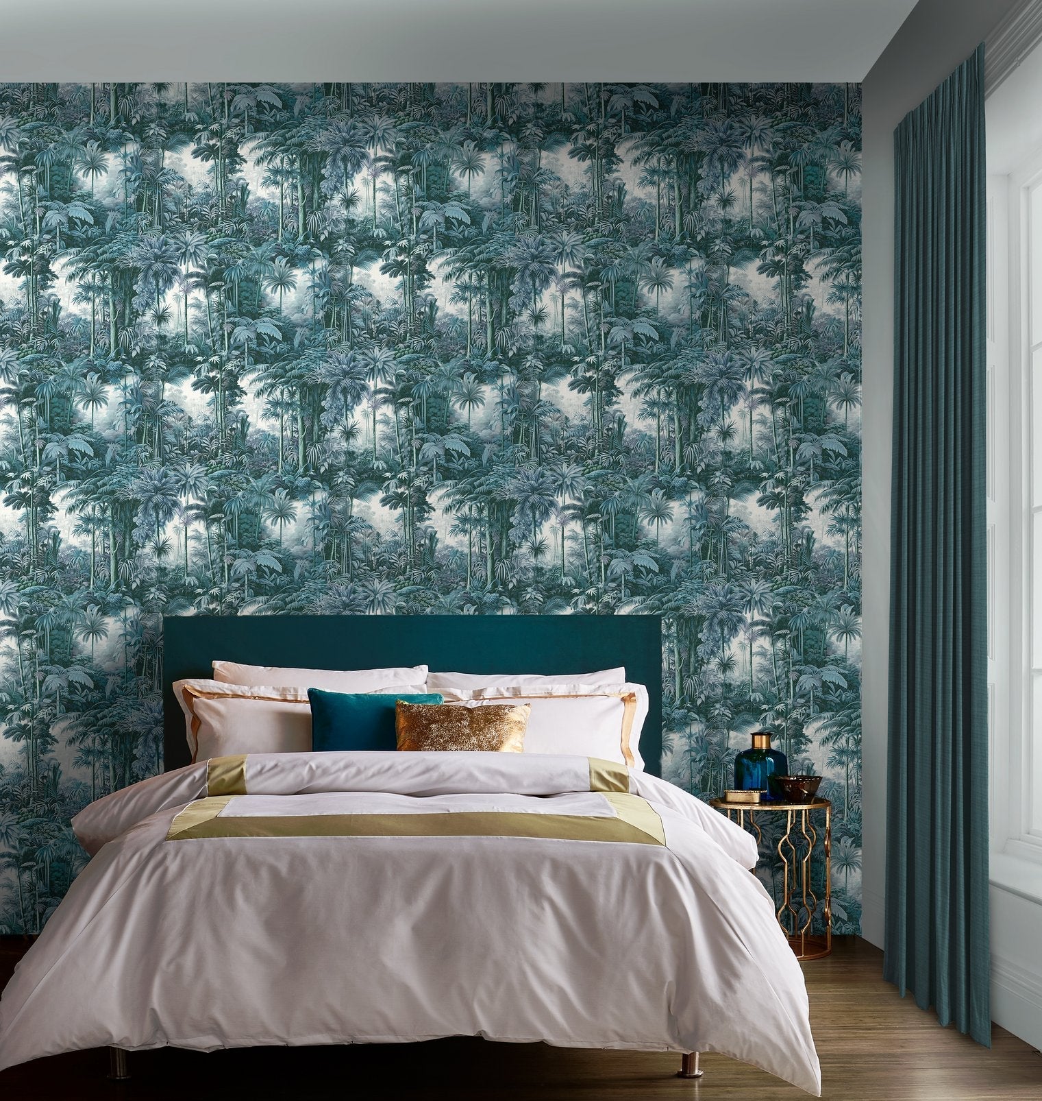 127915 - Benmore Ridge Wallpaper - Twilight - Graham & Brown