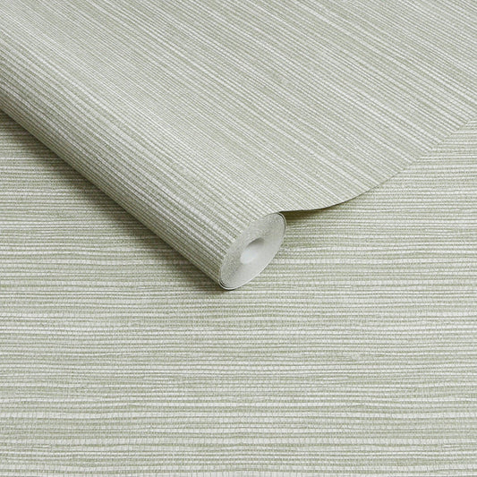 128760 - Emperor Grasscloth Wallpaper - Sage - Superfresco Easy