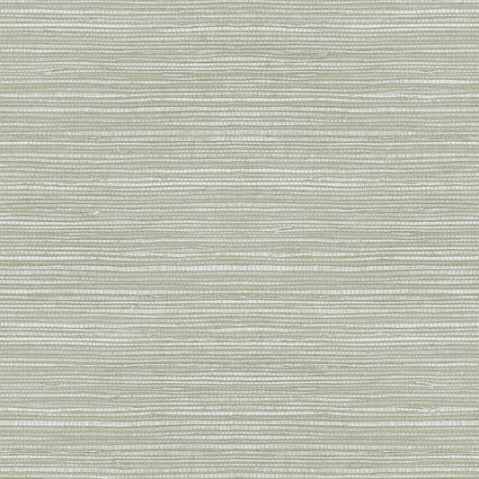 128760 - Emperor Grasscloth Wallpaper - Sage - Superfresco Easy