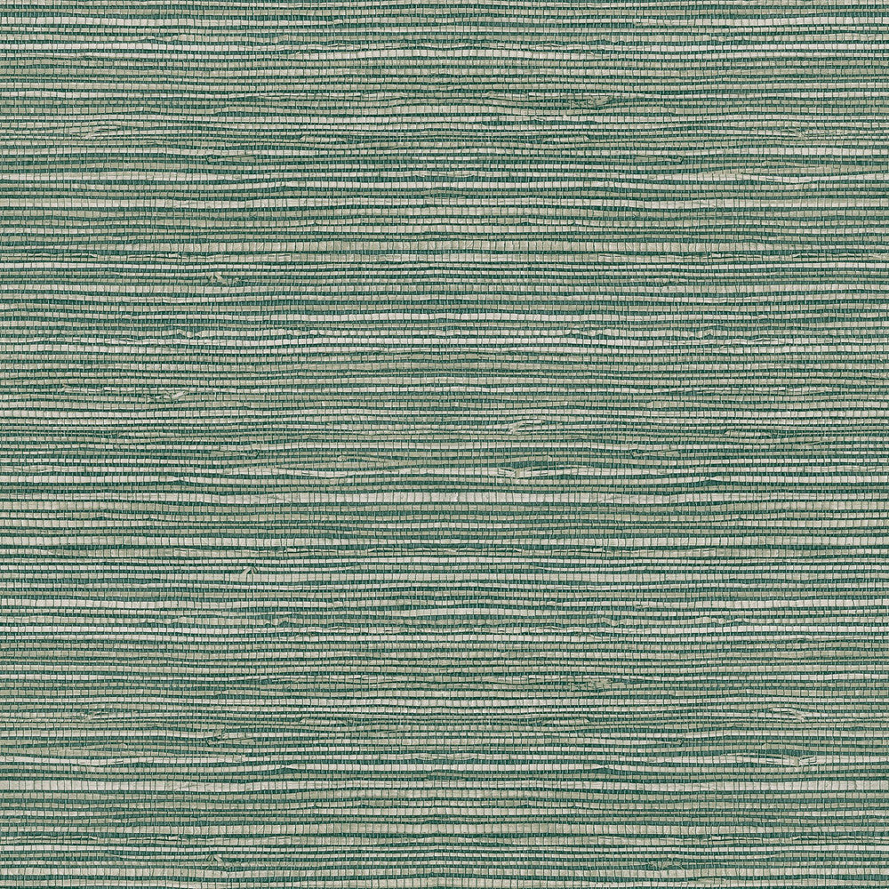 128769 - Emperor Grasscloth Wallpaper - Emerald - Superfresco Easy