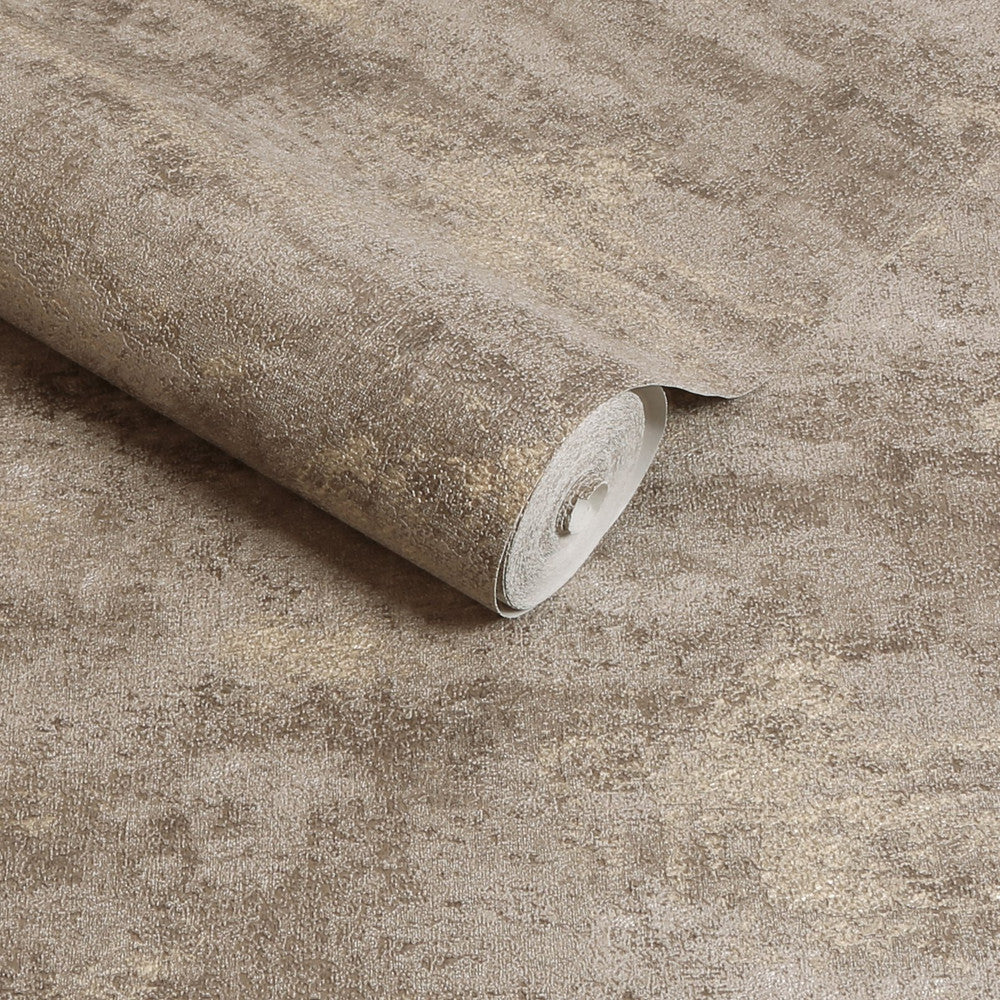 128781 - Urban Plaster Wallpaper - Mocha - Boutique Luxury