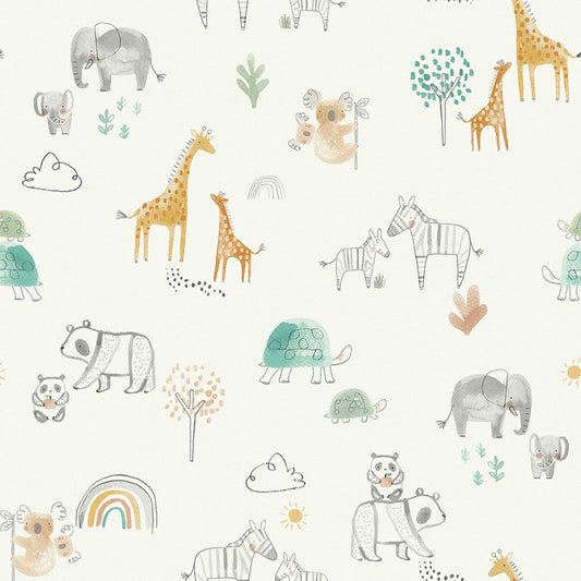 128821 - Dream Safari Wallpaper - Multi - Next