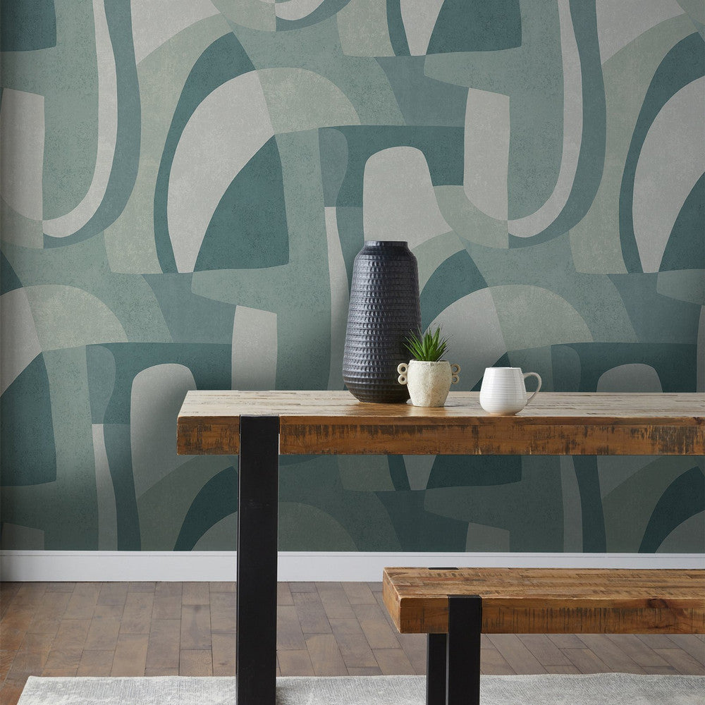 128827 - Circumflex Wallpaper - Blue - Next