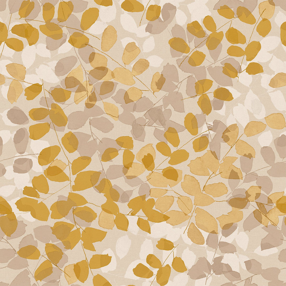 128828 - Forest Floor Wallpaper - Ochre - Next