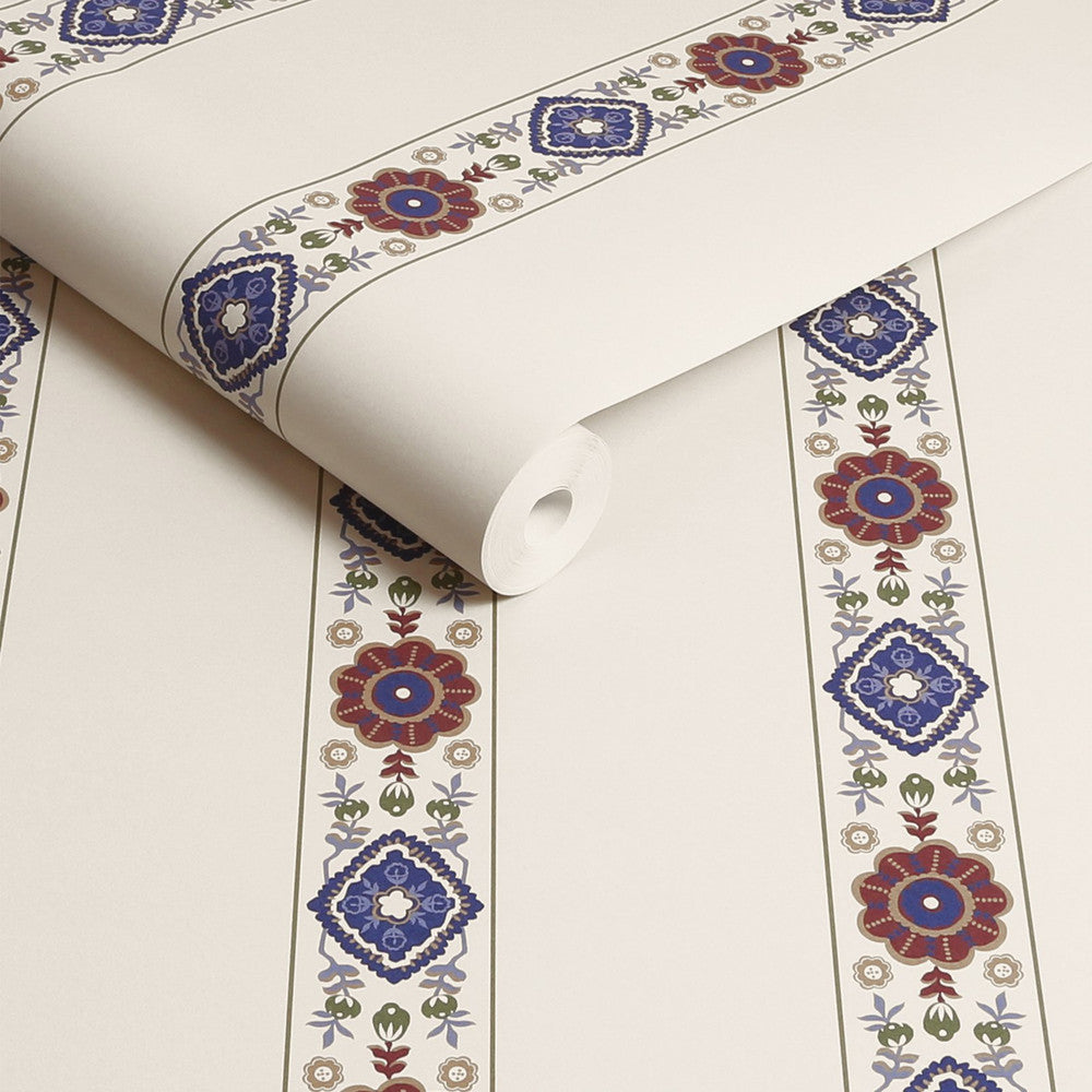 128938 - Grove Border Wallpaper - Cream - Joules