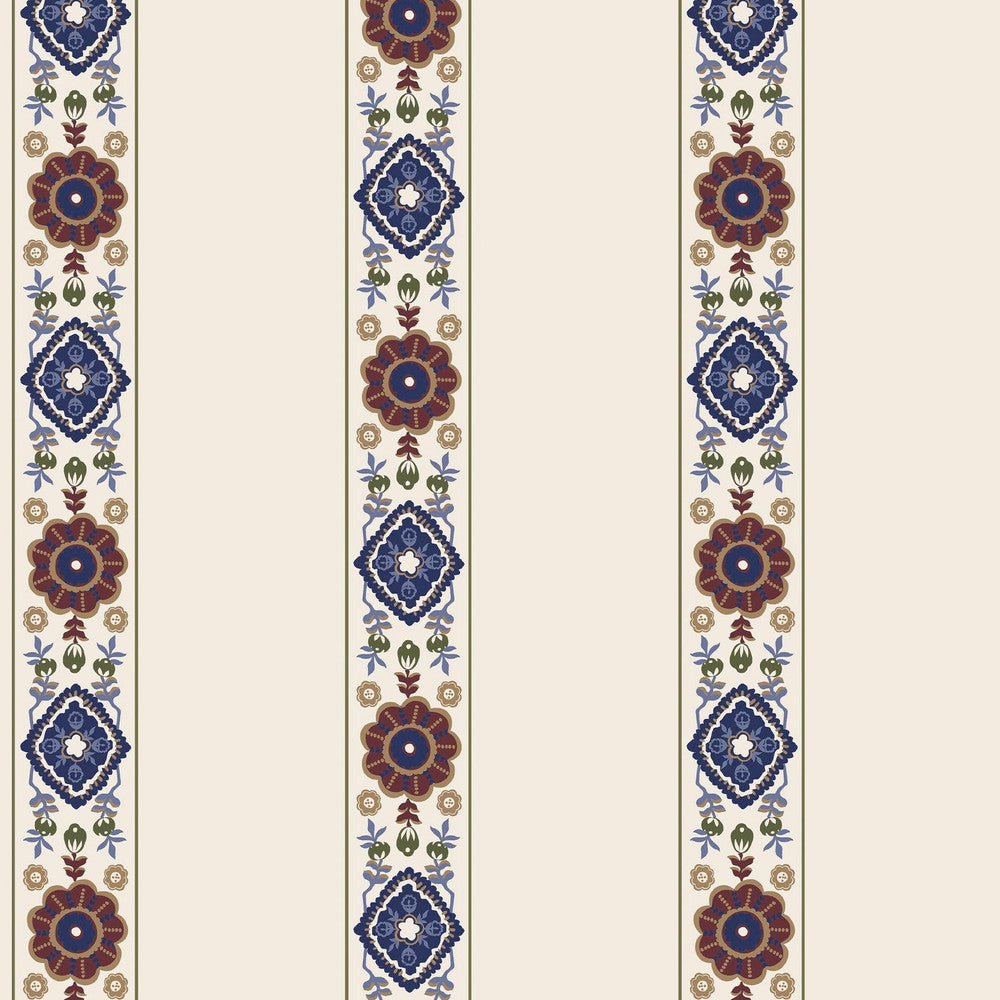 128938 - Grove Border Wallpaper - Cream - Joules