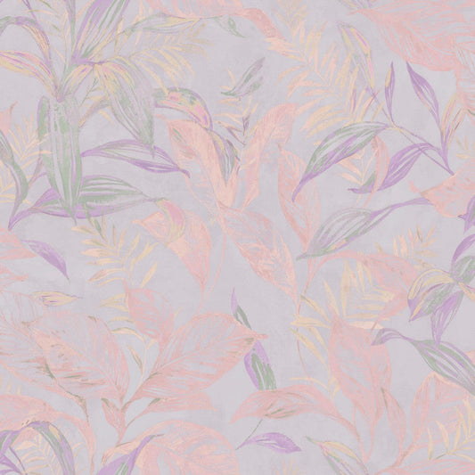 130087 - Global Garden Palm Wallpaper - Lilac - Next