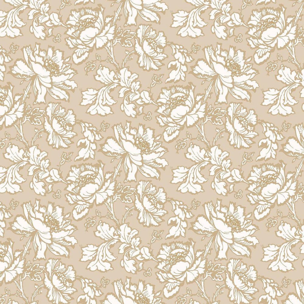 130101 - Tamara Wallpaper - Gold - Laura Ashley