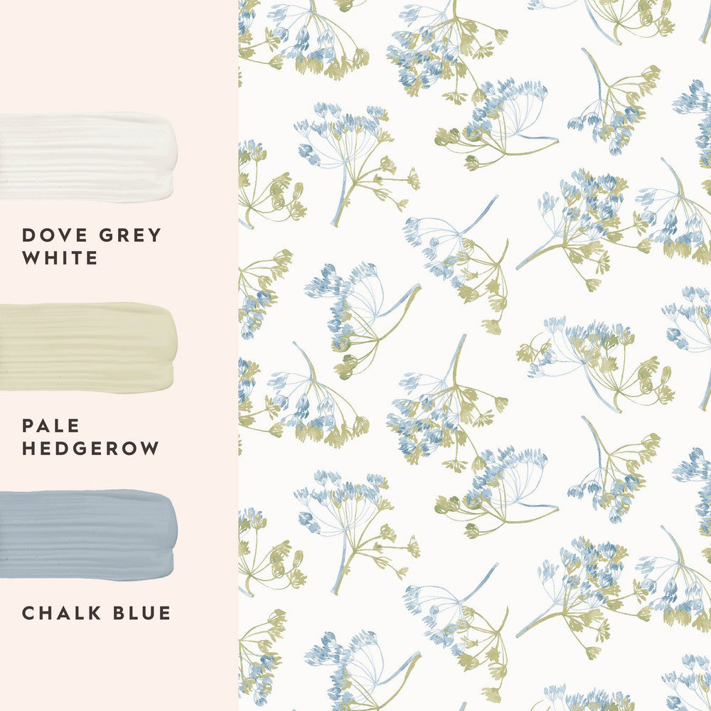 130102 - Avonbury Hedgerow Wallpaper - Green - Laura Ashley
