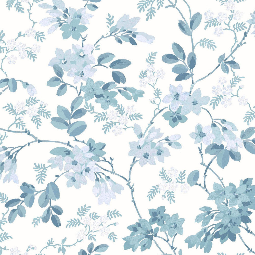 130107 - Yewland Wallpaper - Seaspray - Laura Ashley