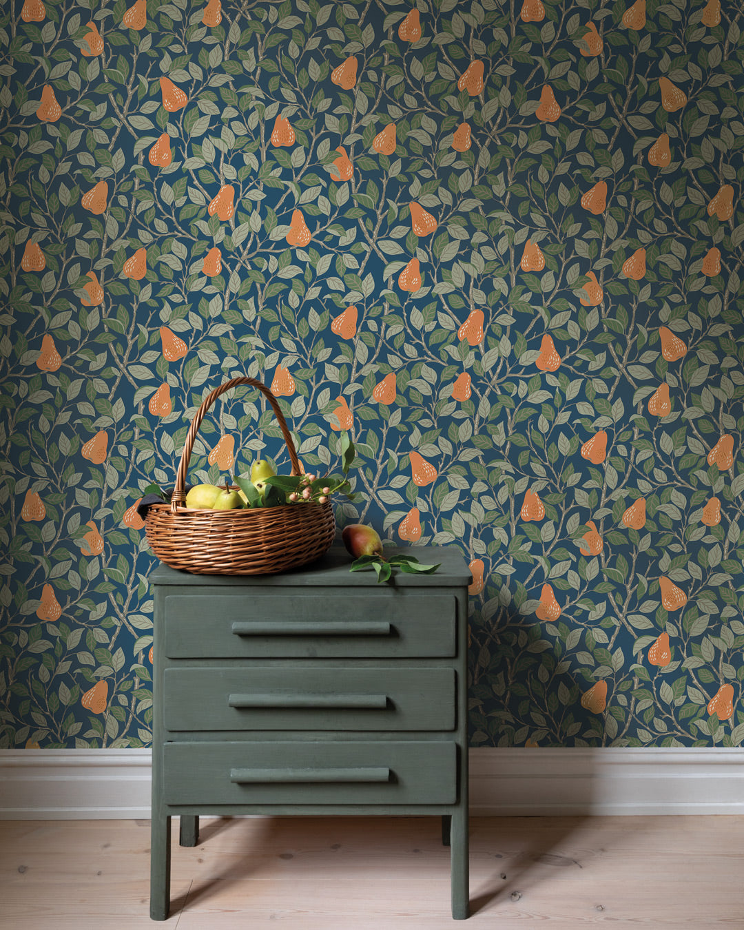 13104 - Pirum Wallpaper - Dark Blue - Midbec