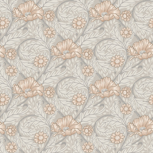 13114 - Esther Wallpaper - White - Midbec