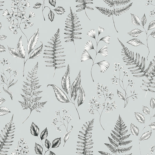 15934 - Betula Wallpaper - Light Blue - Midbec