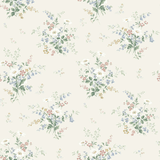 16001 - Olivia Wallpaper - Creamy White - Midbec