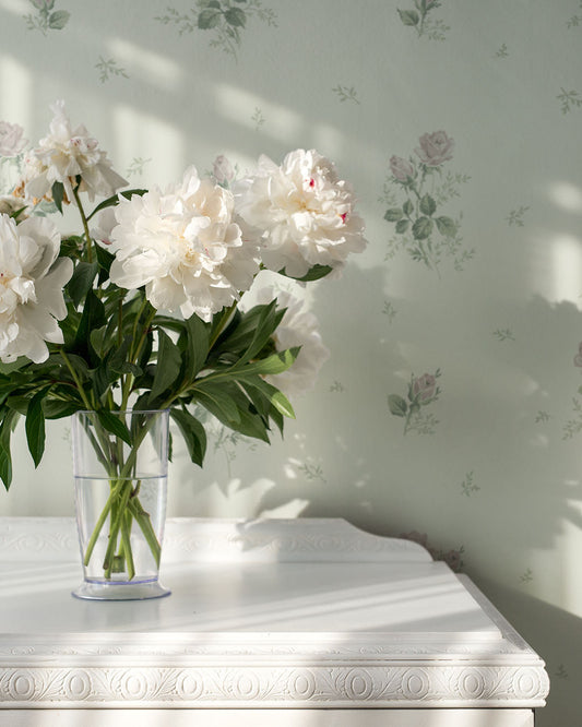16006 - Rosmarie Wallpaper - Light Gray - Midbec
