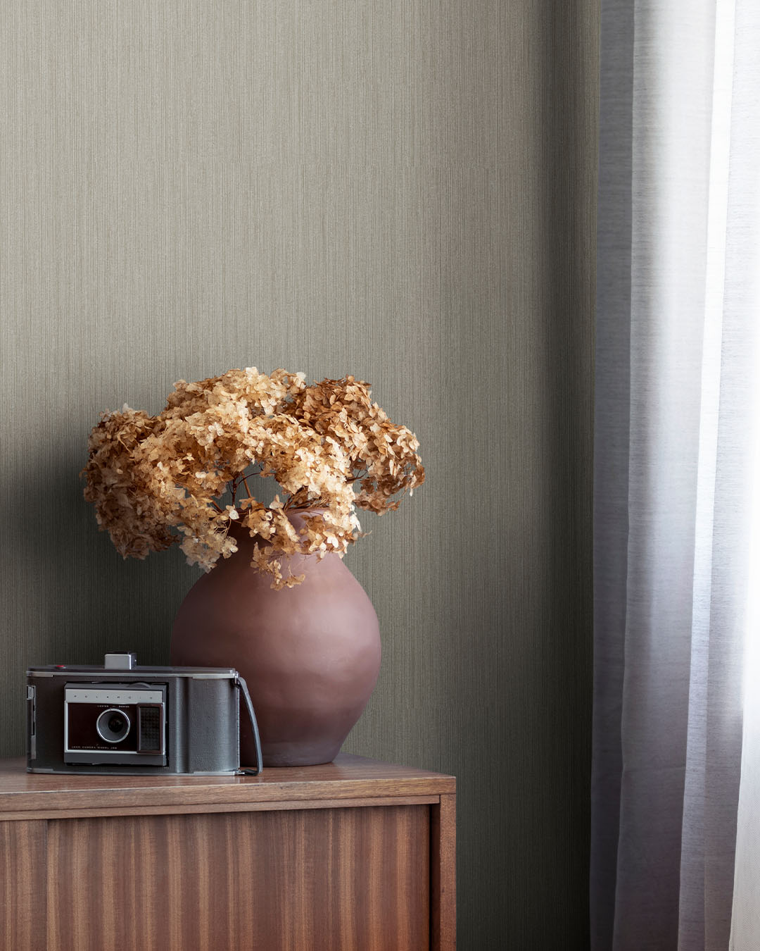 17203 - Kardemumma Wallpaper - Gray/Brown - Midbec