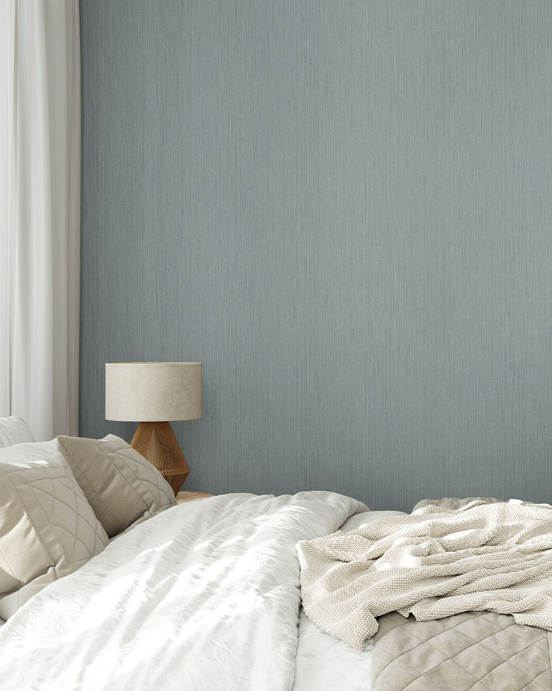 17216 - Stal Wallpaper - Blue/Gray - Midbec
