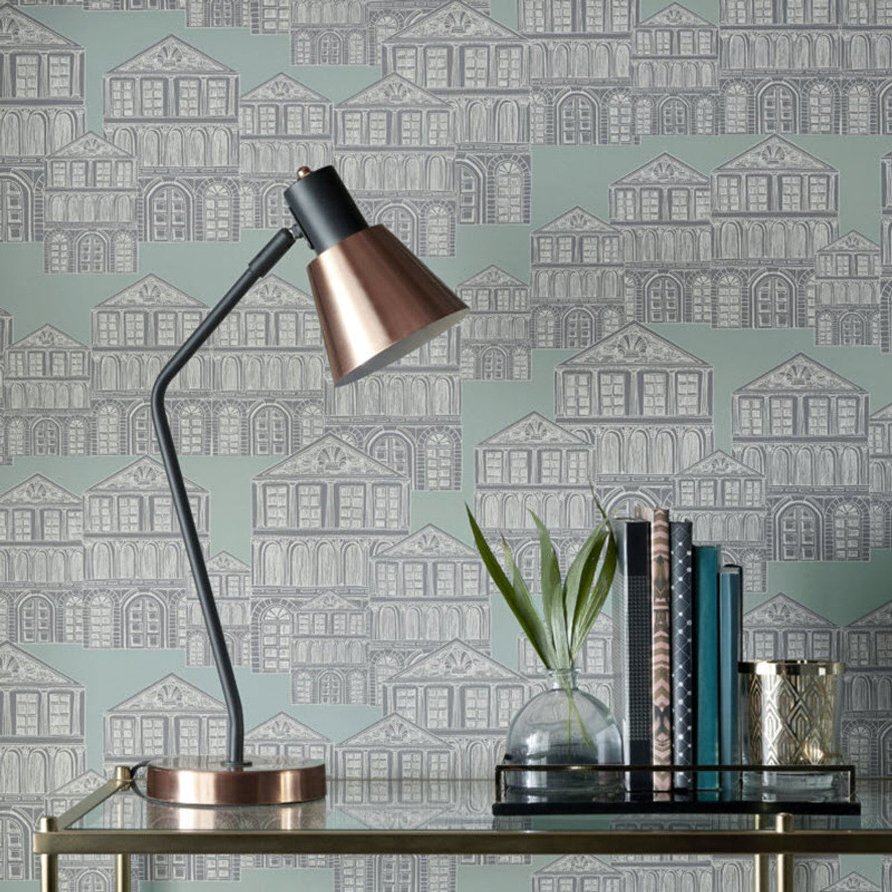 1907-137-03 - Maison Wallpaper - Neo Mint - 1838 wallcoverings