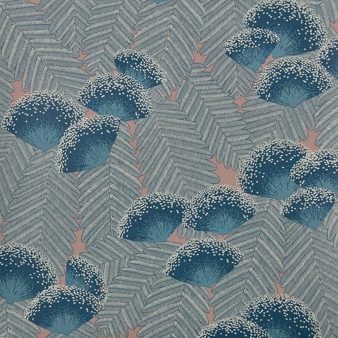 1907-138-01 - Clarice Wallpaper - Soft Blue - 1838 wallcoverings
