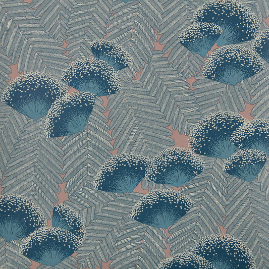 1907-138-01 - Clarice Wallpaper - Soft Blue - 1838 wallcoverings