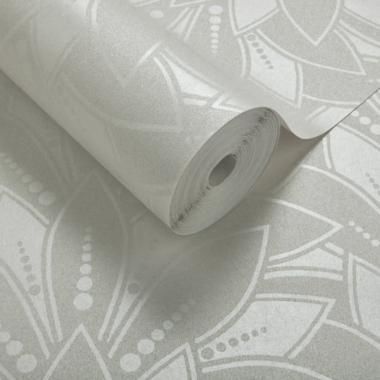 1907-139-04 - Astoria Wallpaper - Pearl - 1838 wallcoverings