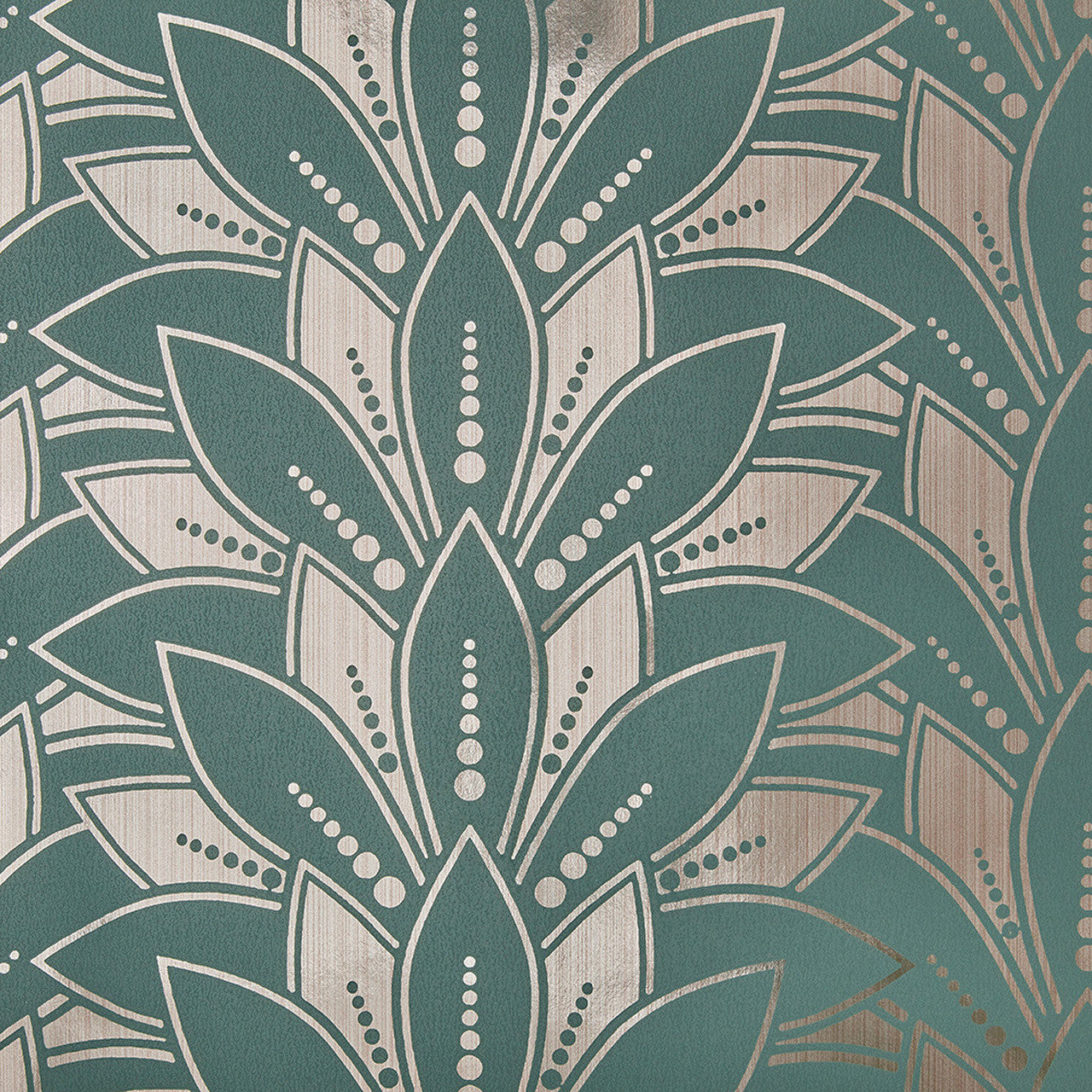 1907-139-05 - Astoria Foil Wallpaper - Neo Mint - 1838 wallcoverings