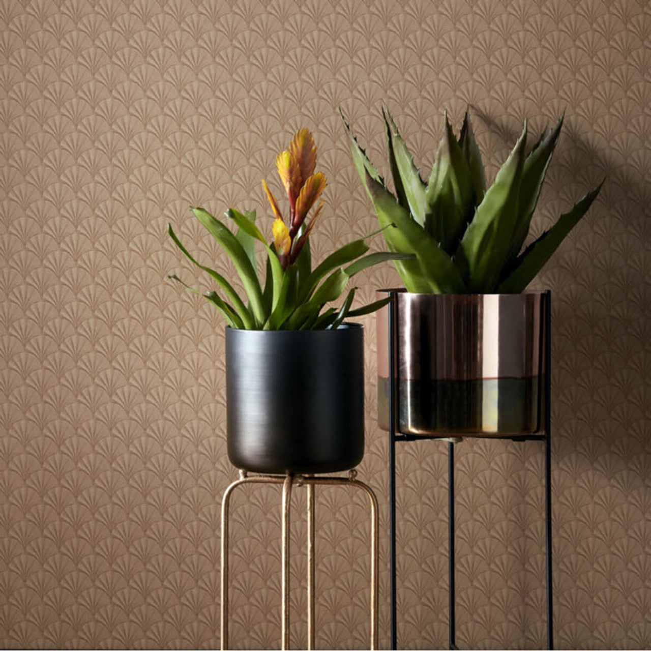 1907-142-02 - Elodie Wallpaper - Honey - 1838 wallcoverings